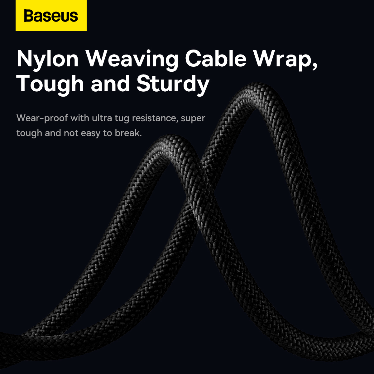 Baseus Starspeed 3-i-1 multikabel, 3.5A, 1.2m