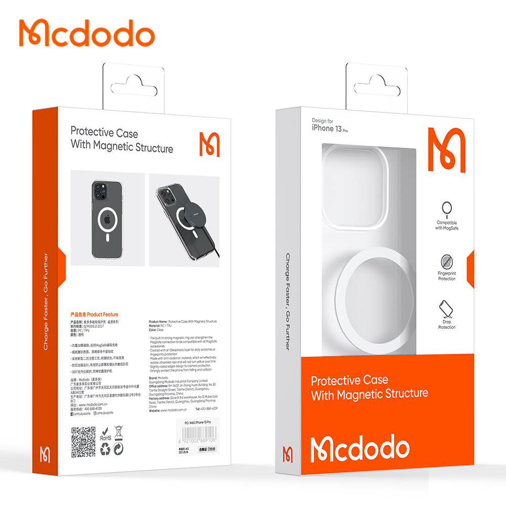 McDodo PC-1890 mobilskal till iPhone 12/12 Pro