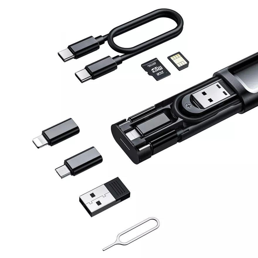 McDodo WF-172 Förvaringsbox för USB-kabel, svart