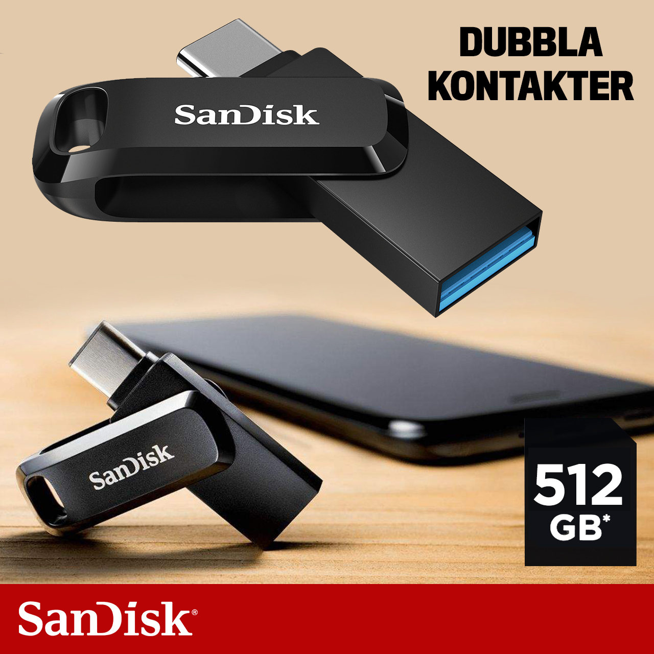 Sandisk ultra dual drive go usb type c обзор